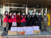 군위교육지원청, 군위고·효령고 수험생·교직원 격려