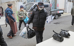 [포토] 노인·노숙인 무료급식소 대신 무료도시락