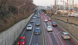 [포토] 대구 남구 앞산순환도로 신축년 새해 첫 출근길