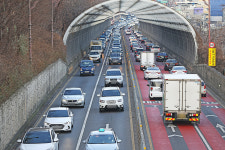[포토] 대구 남구 앞산순환도로 신축년 새해 첫 출근길