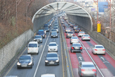 [포토] 대구 남구 앞산순환도로 신축년 새해 첫 출근길