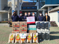 전국제조산업노동조합 경주시지부, 외동읍에 독거노인 후원물품 기탁