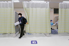 [포토] 대구시, 계명대 대구동산병원서 백신 접종 모의훈련