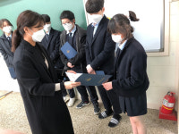 문경공고, 신입생에 익명의 장학금 등 전달…희망 전하는 입학식