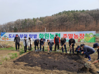 대구 화원농협 주말농장 개장…청년부, 농기계창고 등 편의 제공 호응