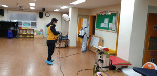 화성자원봉사단, 장애어린이집 환경미화·물품 후원 봉사