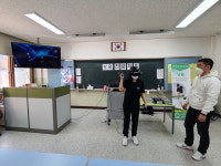 경산 압량중, 가상현실 진로체험 실시…PC연동형 VR기기 체험