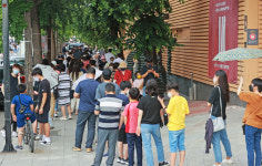 [포토] 이마트 월배점 코로나19 임시선별검사소 북새통