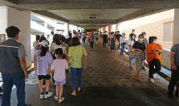 [포토] 이마트 월배점 코로나19 임시선별검사소 북새통