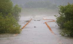[포토] 연일 이어진 장마로 침수된 대구 가천잠수교