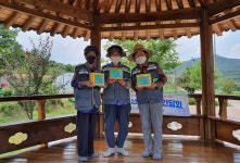 군위재가노인통합지원센터, 노인일자리 우수참여자 시상