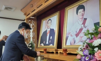 구미 방문 황교안 