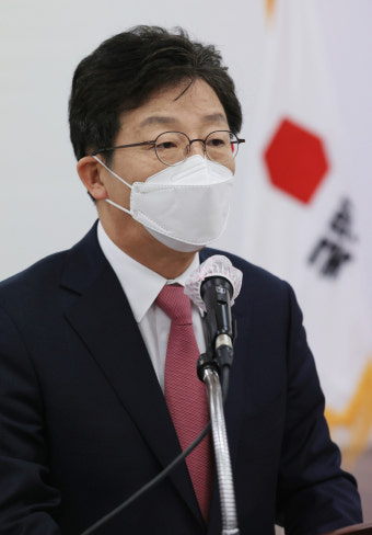 [포토] 유승민 국민의힘 대선 경선 후보 지지 호소 기자회견