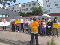 포항 장성동 주유소 건설공사, 주민 반발 거세