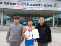 의성초등학교 오준목, 대통령배 전국씨름왕선발대회 2위 입상