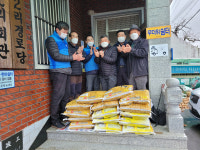 대구은행 청도지점, 청도읍 부야2리 경로당에 쌀 전달