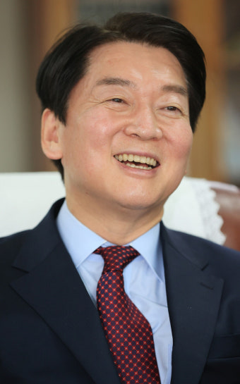 [포토] 안철수 대선후보 경북일보 본사 방문