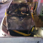 심야 포항 상도동 주택가 주차 차량 화재...방화 의심