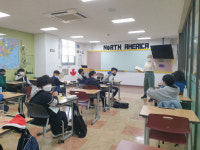 군위교육지원청, 초등 대상 대구경북영어마을 체험학습 진행