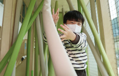 [포토] 거리두기 해제…체험학습에 신나는 어린이들