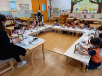 경산 하주초병설유치원, 다육식물 심기 원예체험활동 실시