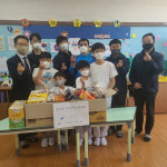 수자원공사 군위댐지사, 군위 의흥초 석산분교 어린이날 선물 전달