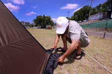 [포토] 도심 속 낭만캠핑…금호강 산격야영장 개장