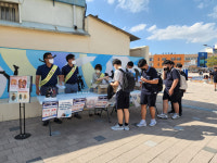 경산교육지원청, 압량중 흡연예방 및 금연실천 캠페인 실시