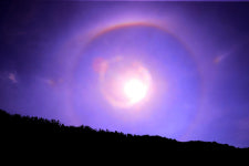 [포토] 햇무리 떠오른 대구 하늘