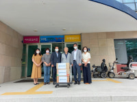 청도교육지원청, 폐교 자연학습체험장 재배 수확 옥수수 나눔