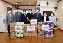 안동시의회 의장단, 사회복지시설 평강의집 위문품 전달
