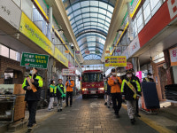 [르포] 포항 큰동해시장 화재예방 합동점검 동행해보니