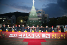 청도군, 바르게살기공원에 성탄절 트리 점등