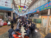 김천 평화시장 떡 축제·특설 바자회 성료
