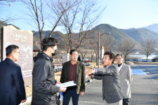 김천시의회 산업건설위, 무흘구곡 전시관 등 현장 방문