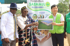 새마을재단, 코트디부아르 클로스람보 마을에 새마을회관 건설