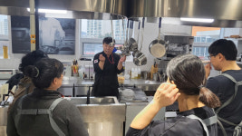 문경 ㈔약돌축산협, 백종원 운영 더본외식개발원 현장 견학…향후 협력 논의