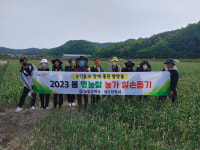영천시 농업기술센터, 영농철 농가 일손돕기 구슬땀