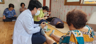 포항 고려대련요양병원, 기북면 용기2리 어르신 대상 나눔의료봉사 실시