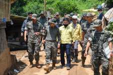 추경호 부총리, 영주 수해피해 현장 방문…박남서 시장과 현안 논의