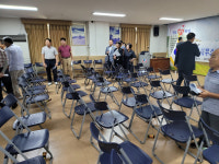 청도군 화양읍사무소 이전건립지 설명회 파행…주민 우롱 비난