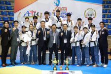 구미 상모고 서채원·하지원-상모중 신채민, 아시아청소년 태권도 품새 선수권 금메달
