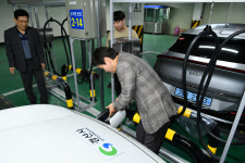 경산 옥산2지구 지하주차장, 전기차 자동 충전시스템 시범 운영