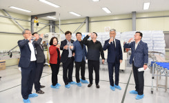 경산시의회 산업건설위, 옹골찬수 생산시설 등 주요사업장 2개소 현장 점검