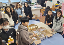 경주선덕여고, 아침밥을 꿀떡꿀떡 이벤트 호응