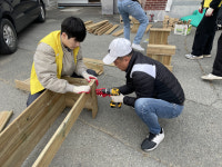 만복회 · 경산시자원봉사센터, 경로당 행복나눔화단 활동