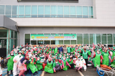 청도군 새마을부녀회, 사랑의 김장김치 5000포기 담가