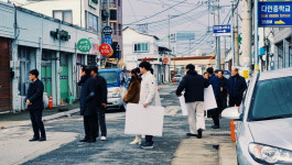 김주수 의성군수, 다인면 소재지 전선지중화사업 현장 지도·점검