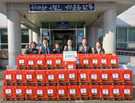 안동 명신새마을금고, 안기동에 사랑의 라면 100박스 전달