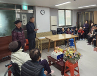 경산 동부동 부영6차 경로당, 100세 어르신 생신잔치 훈훈